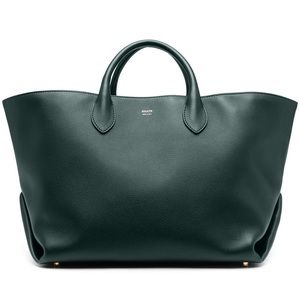 Brand new, never worn Khaite medium Amelia tote in forest green